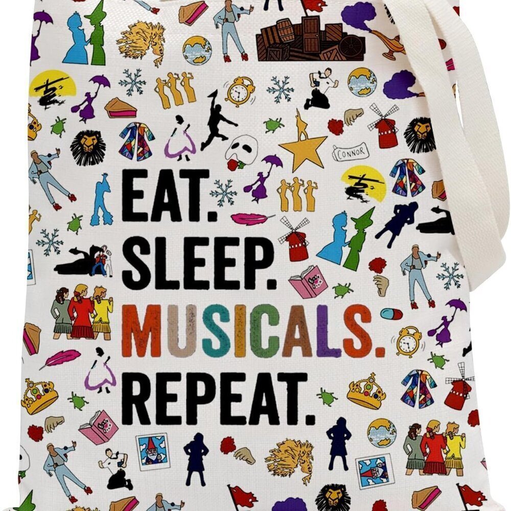 Musical Acting Gift Musical Theatre Gift Eat Sleep Musicals Cosmetic Bag